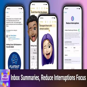 iOS 724: iOS 18.1 Features, Tips and Tricks - Notification summaries, Smart Reply, Clean Up tool cover art