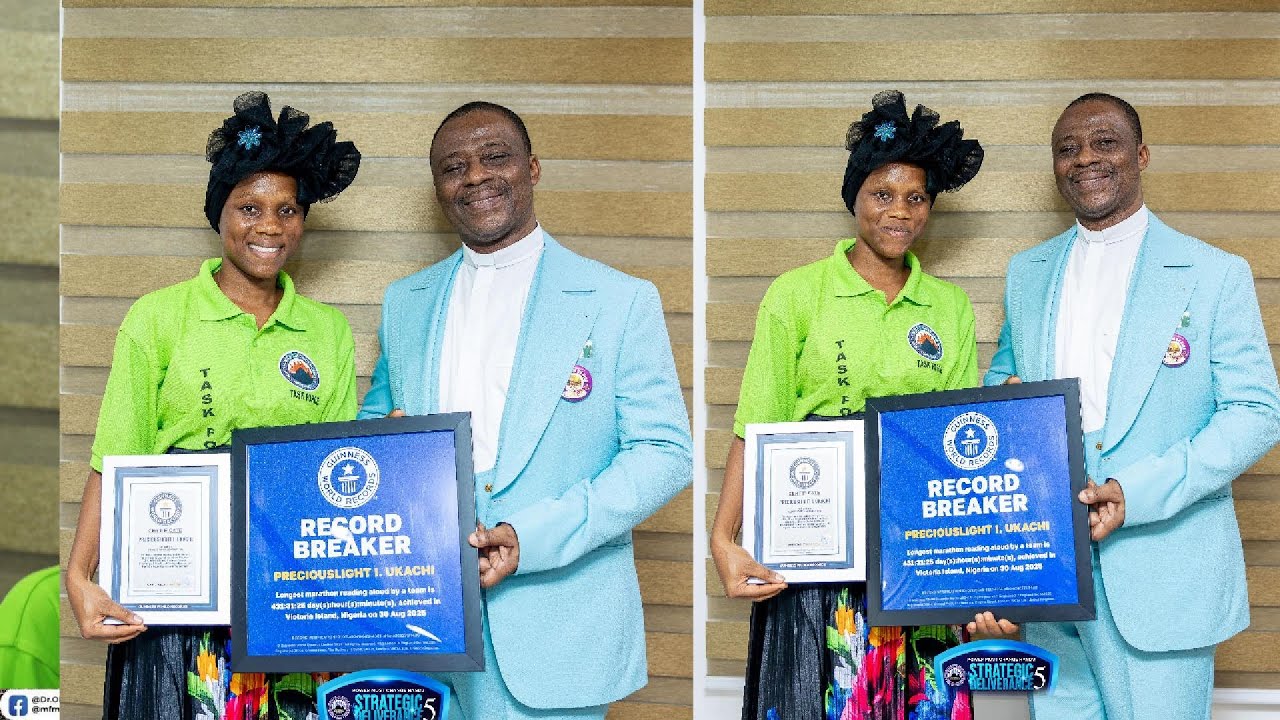 Guinness World Record Victory | Precious Ukachi Clocks 431+ Hours Reading Marathon | MFM Celebrates cover art