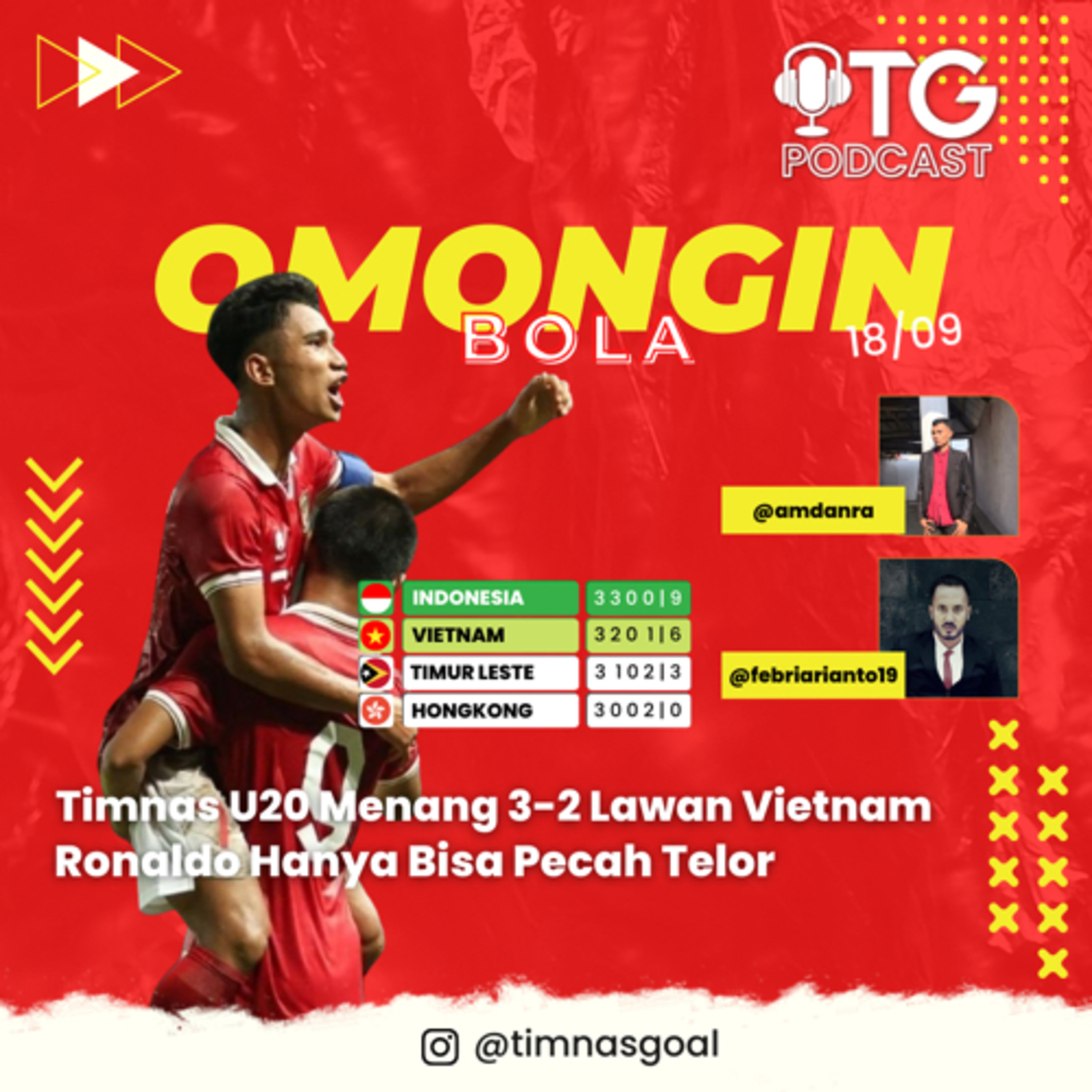 #EP03 Timnas U20 Menang Dramatis 3-2 Lawan Vietnam, next generation Mbappe vs Halland cover art