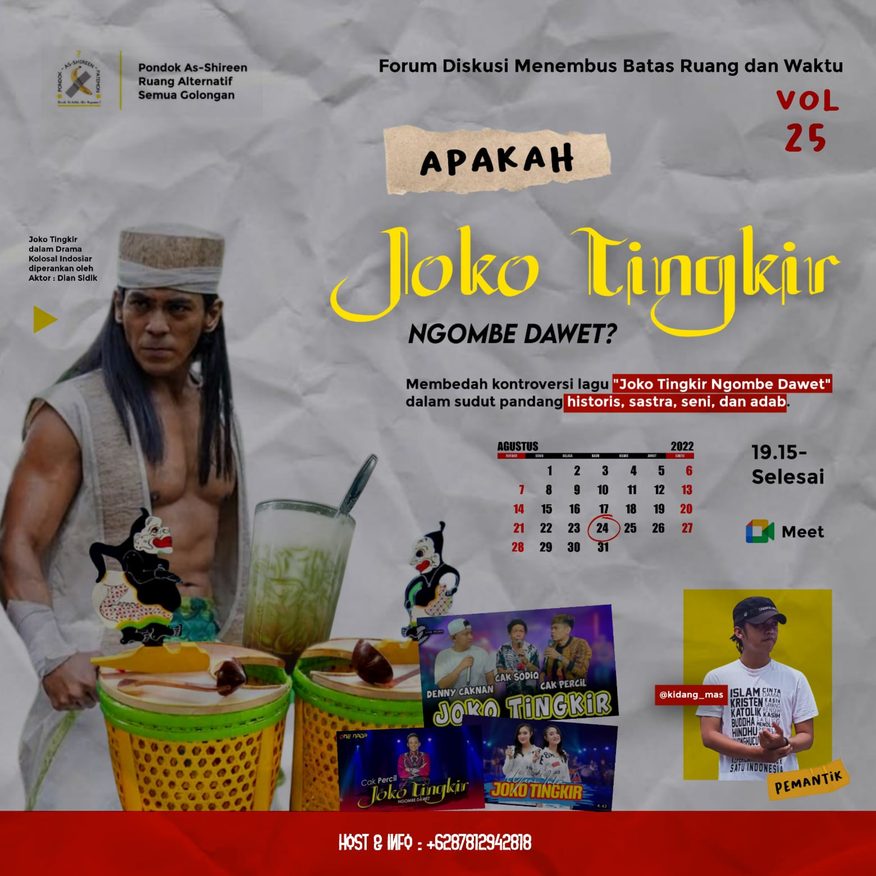 Diskusi Shireen - "Apakah Benar Joko Tingkir ngombe dawet?" cover art