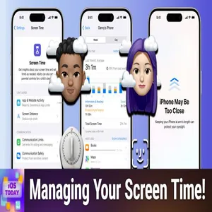 iOS 761: Screen Time Controls - Downtime, Communication Safety, & more cover art