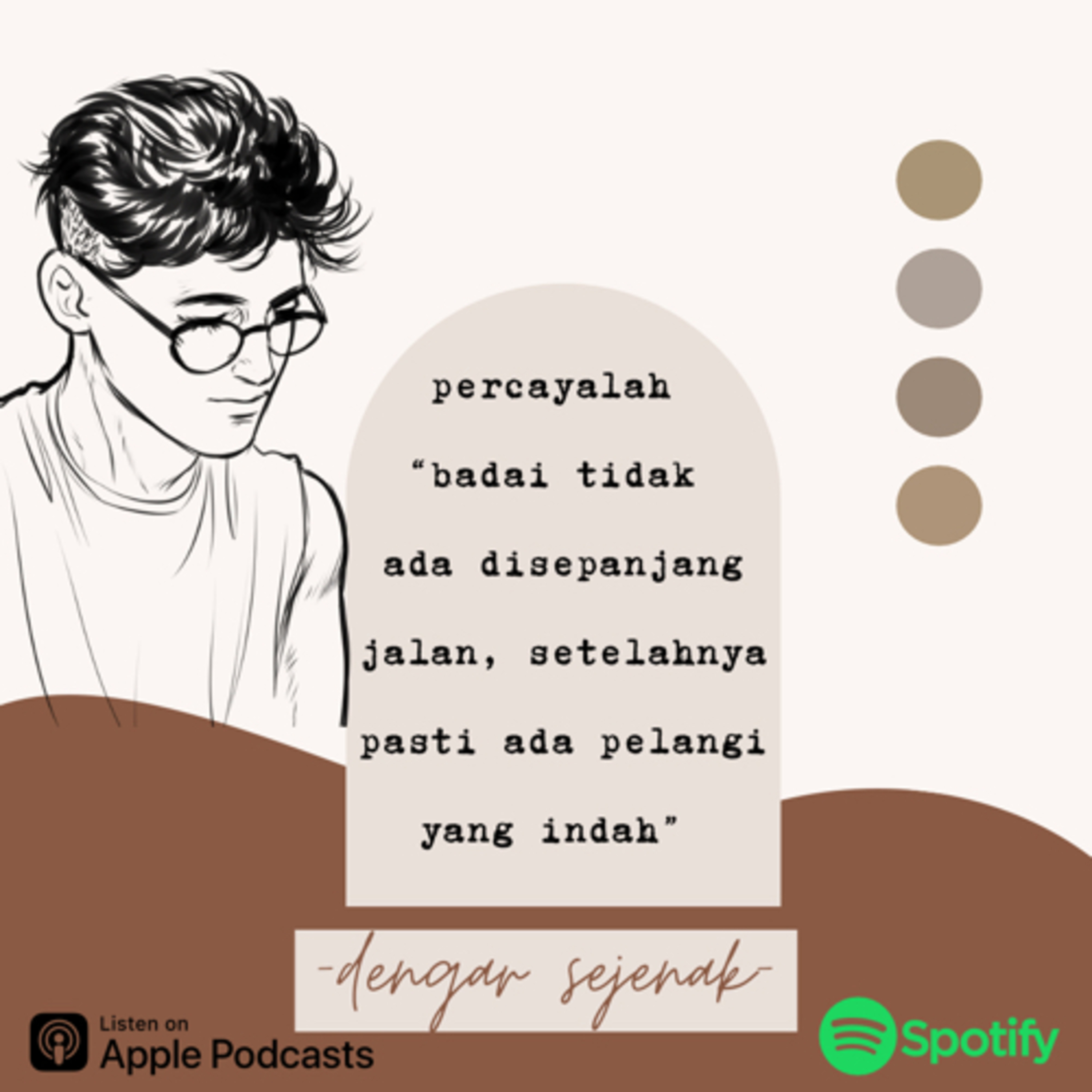 Badai tidak sepanjang jalan, ada pelangi setelahnya cover art