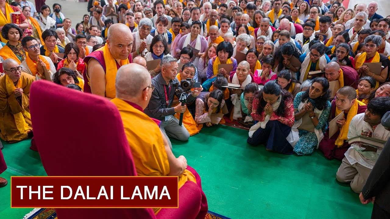 Meeting with Participants in the 10-day Retreat Led by Geshe Dorje Damdul at Drepung Monastery cover art