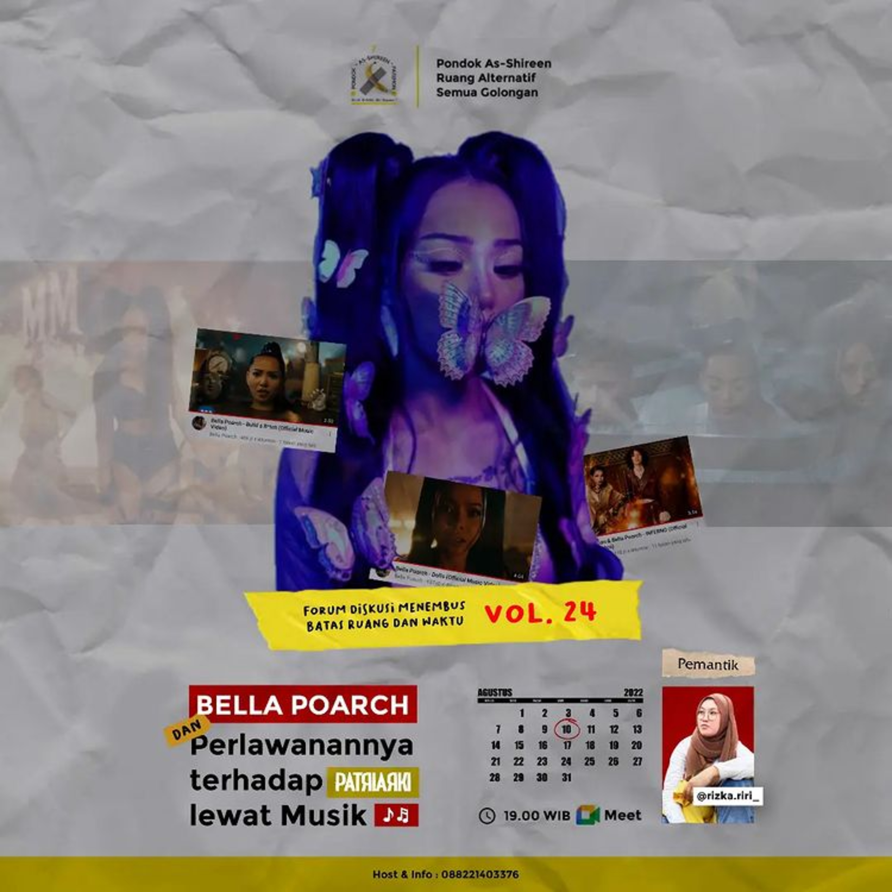 Diskusi Shireen - Bella Poarch dan Perlawanannya Lewat Musik cover art