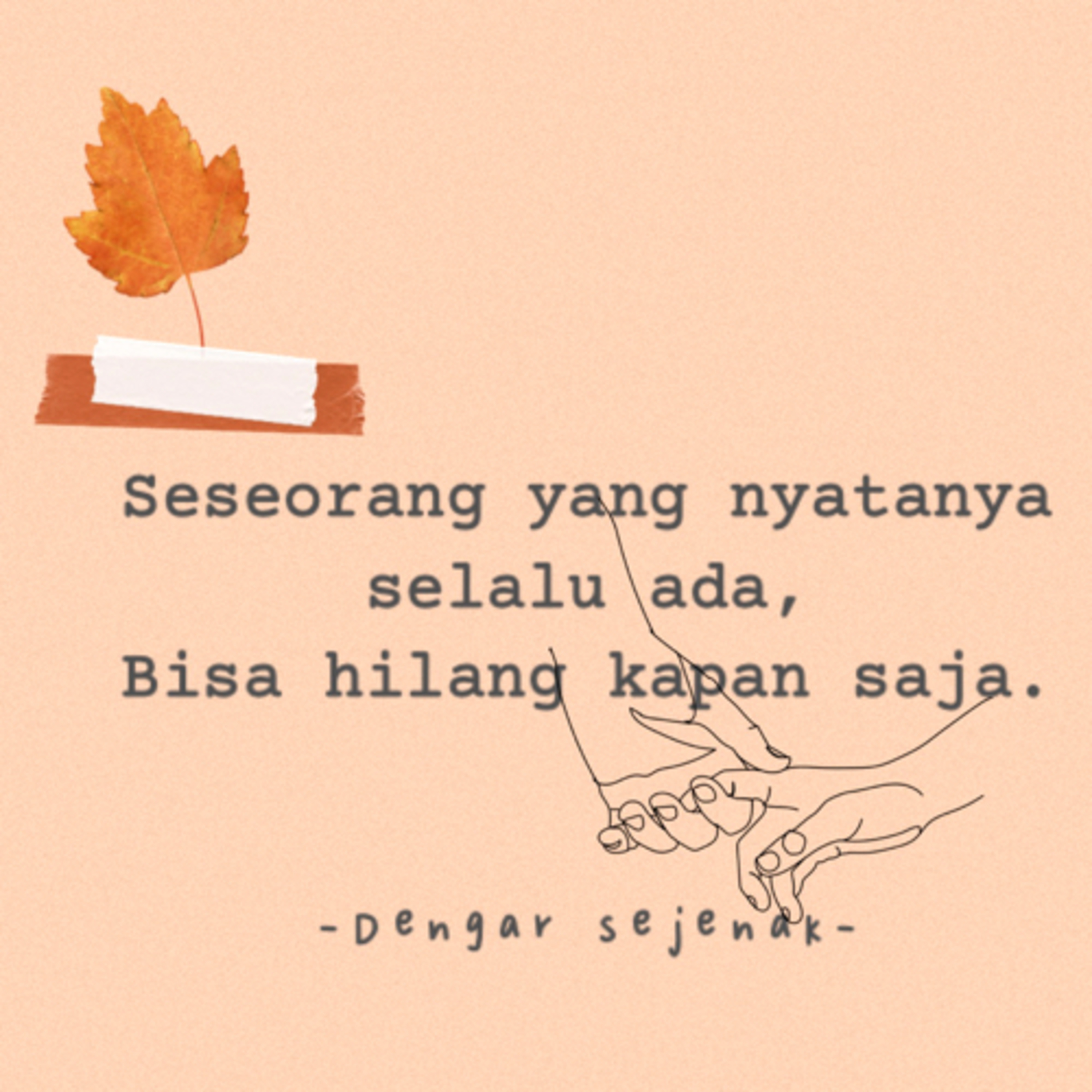 Bukan ingin saya, tapi kamu