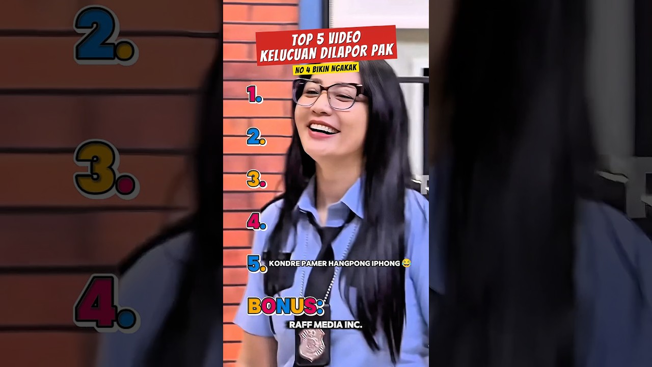Top 5 Video Kelucuan Di Lapor Pak 😂