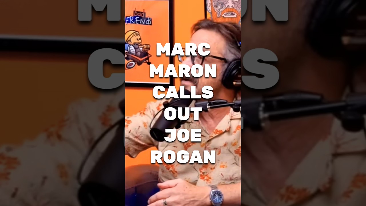 MARC MARON calls out THE ROGANSPHERE! #shorts #trending #fyp #comedyshorts #comedian #marcmaron cover art