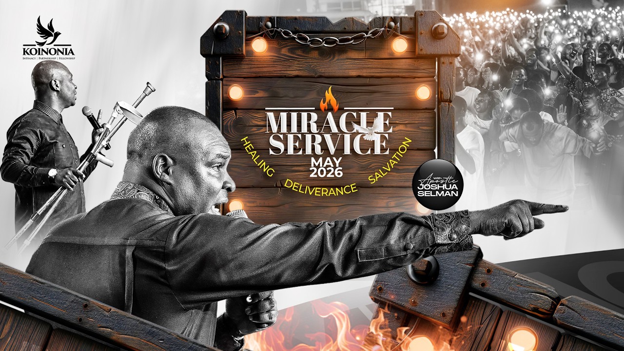 MAY 2026 MIRACLE SERVICE WITH APOSTLE JOSHUA SELMAN ||31||05||2026 cover art