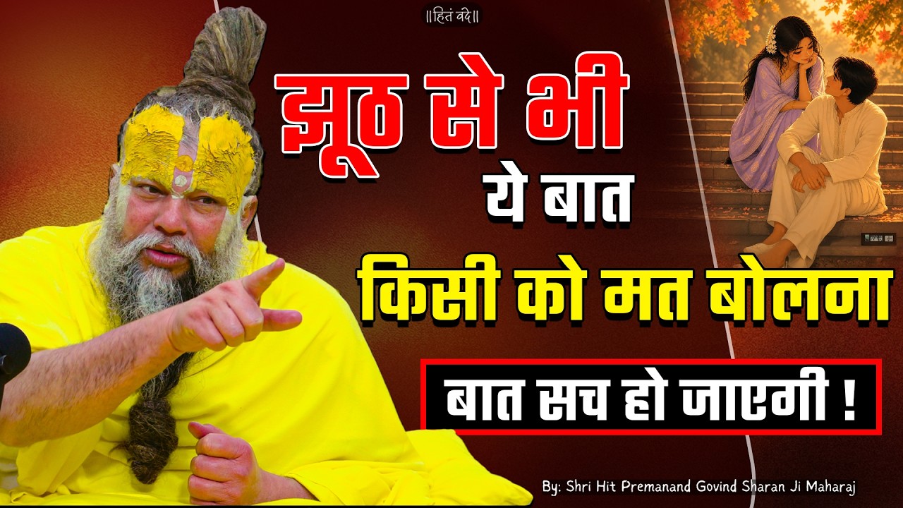 झूठ से भी ये बात किसी को मत बोलना वरना बात सच हो जाएगी! // 20-05-26 // Shri Hit Premanand Ji Maharaj cover art