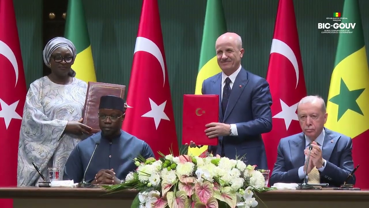 Conférence de presse SONKO et Erdoğan