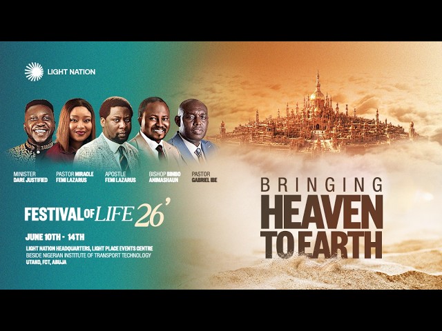 FESTIVAL OF LIFE 2026 || DAY ONE || 10TH JUNE 2026 cover art