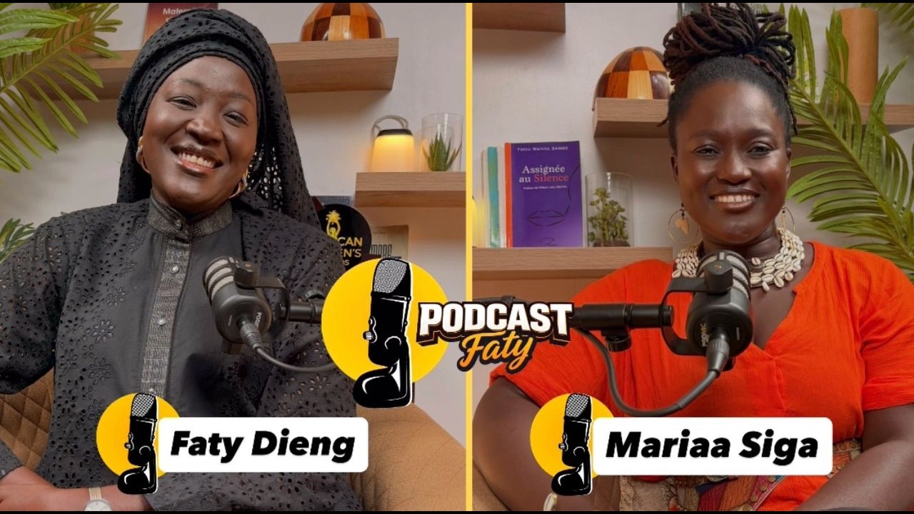 Mariaa Siga dans podcast Faty, bande annonce... cover art