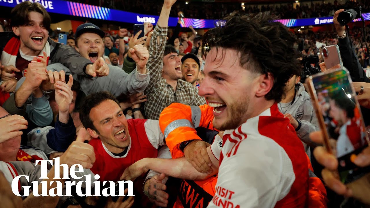 Arsenal players and Arteta hail 'incredible night' after reaching Champions League final cover art