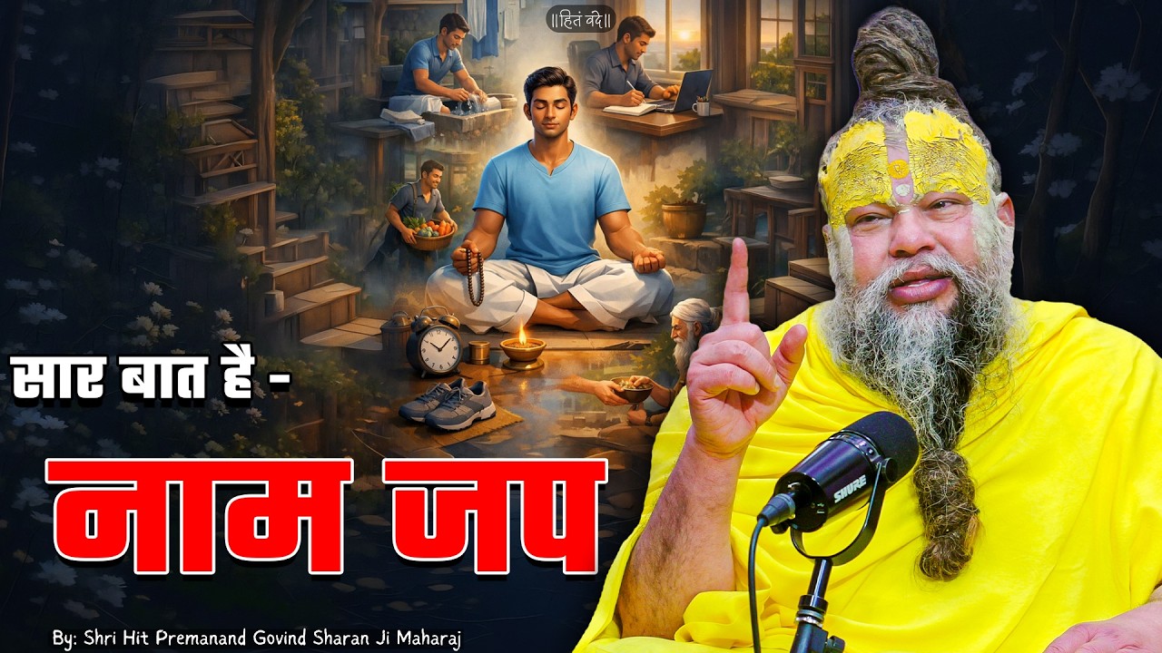 सार बात है- नाम जप ! // 22-05-26 // Shri Hit Premanand Ji Maharaj cover art