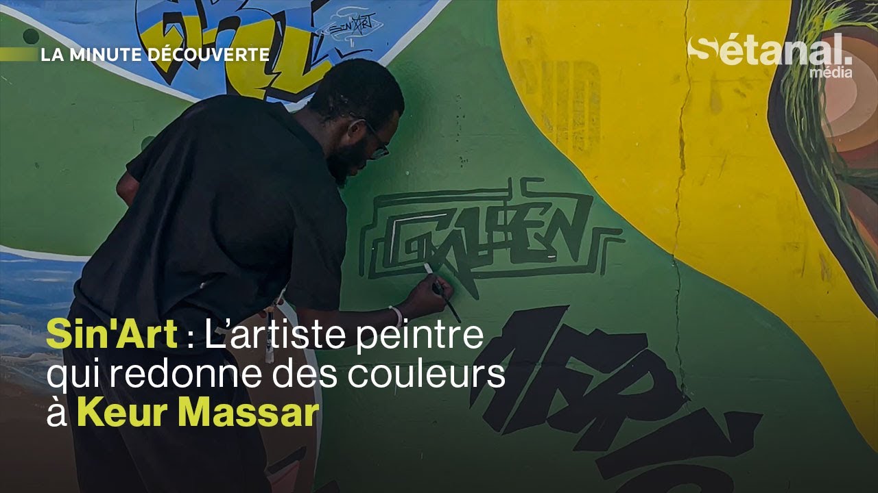 Sin'Art : L’artiste peintre qui redonne des couleurs à Keur Massar cover art