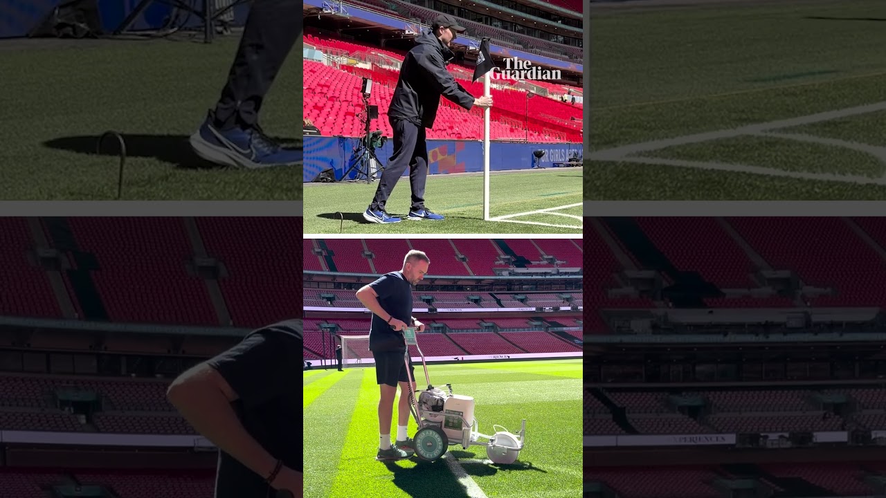What's it like to spend the day on the Wembley ground staff? #shorts cover art