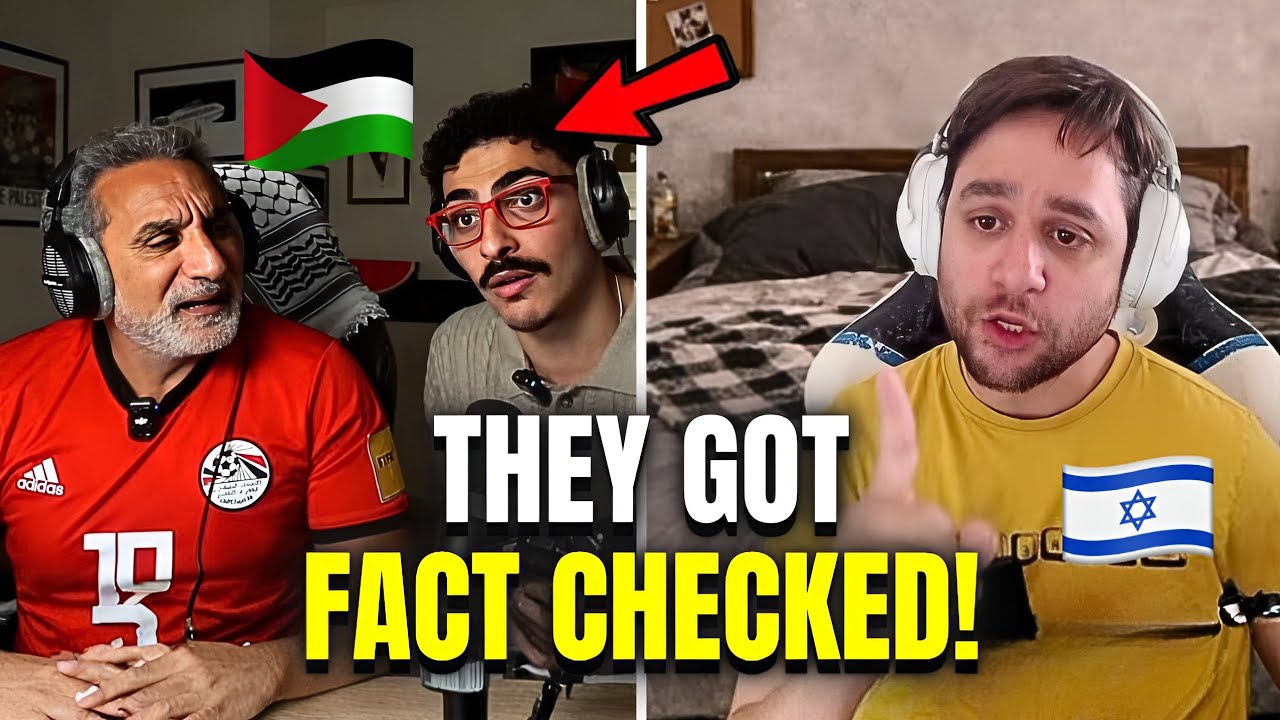 Bassem & Hamza LOSE IT as Israeli Reservist Calmly Lists The Facts About Hamas! cover art