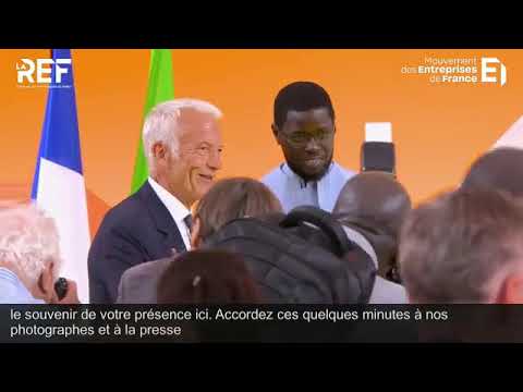 Discours président Diomaye au MEDEF cover art