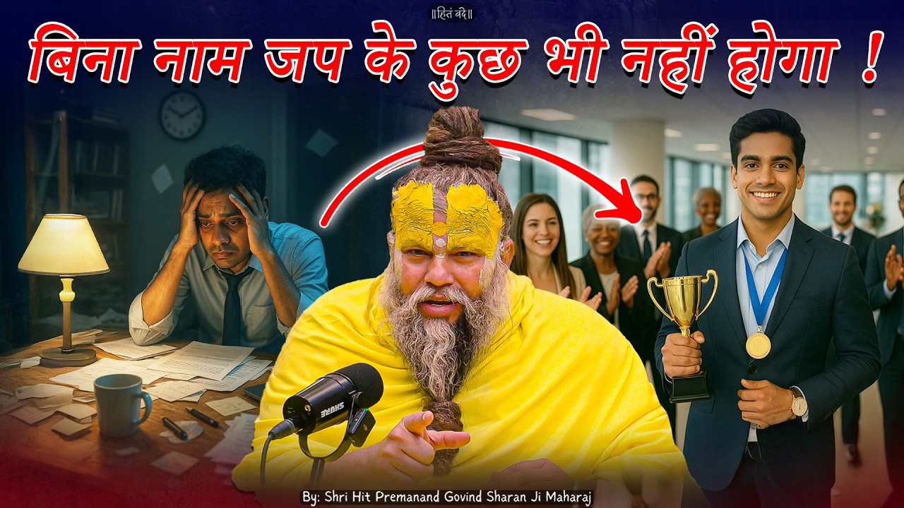 बिना नाम जप के कुछ भी नहीं होगा ! // 09-06-2026 // Shri Hit Premanand Ji Maharaj cover art