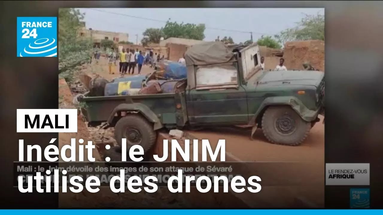 Mali : le JNIM dévoile des images qui révèlent un usage inédit de drones • FRANCE 24 cover art