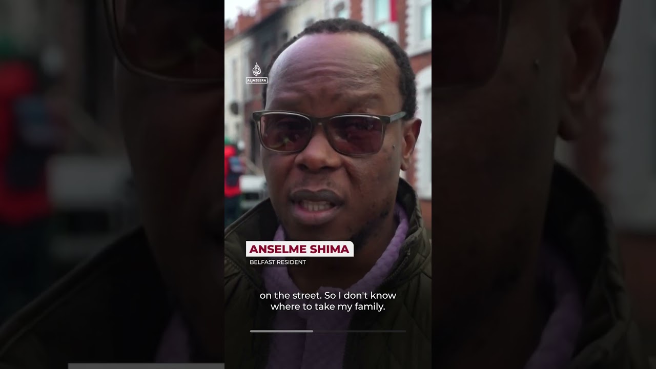 UK PM Starmer slams ‘unjustified’ anti-immigration violence in Belfast | AJ #shorts cover art