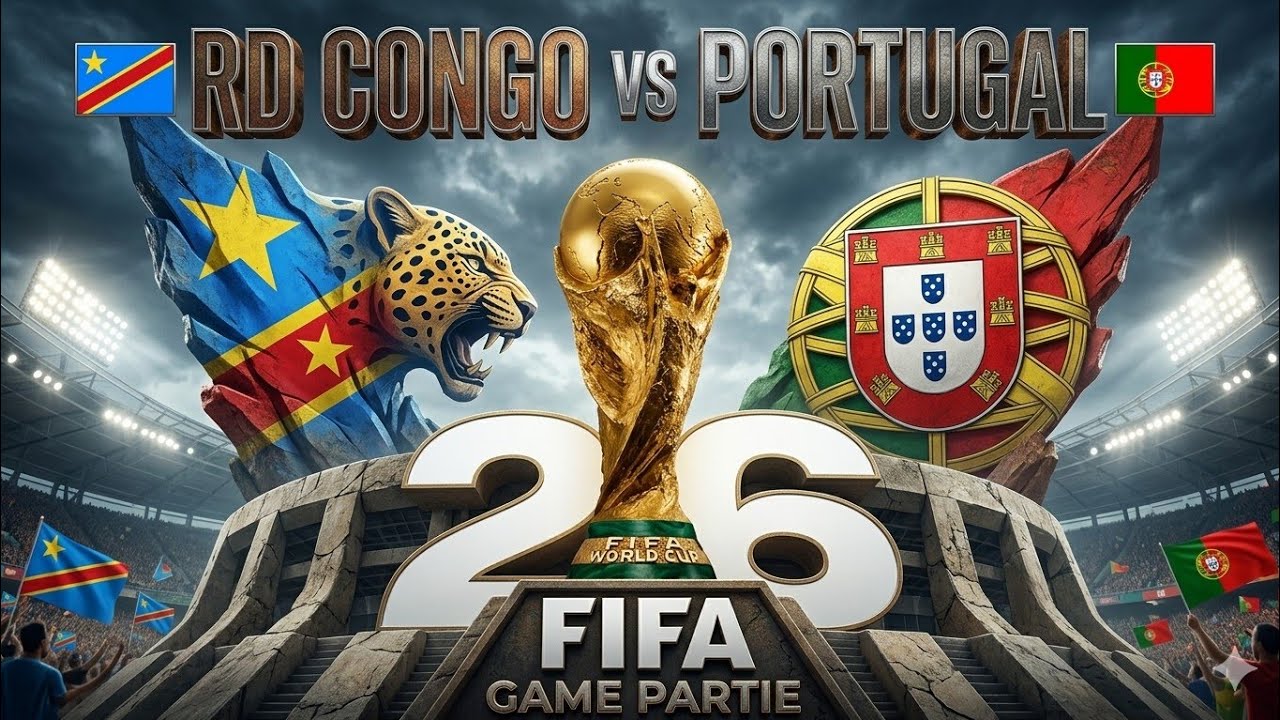 🇨🇩 RD CONGO VS 🇵🇹 PORTUGAL // #efootball  4k HD cover art