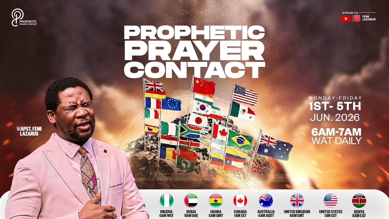 PROPHETIC PRAYER CONTACT || 5TH JUNE 2026 cover art