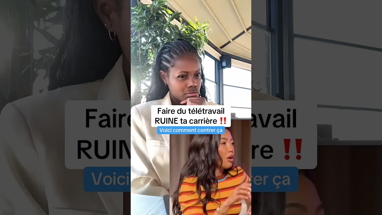 Le télétravail RUINE ta carrière alors voici comment contrer ça ! #travail #mondedutravail #salariat cover art