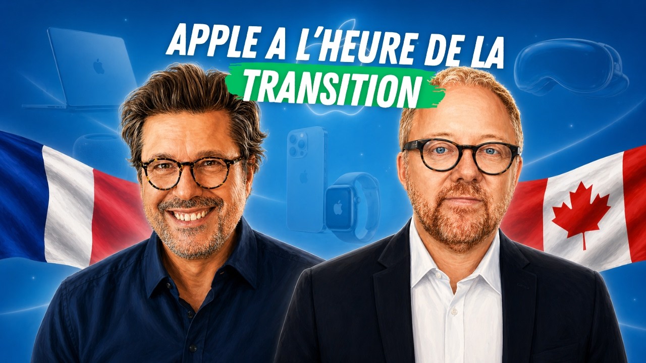 Transition chez Apple, Mythos fait peur, l'IA bureautique | 🇫🇷🇨🇦 Debrief Transat cover art
