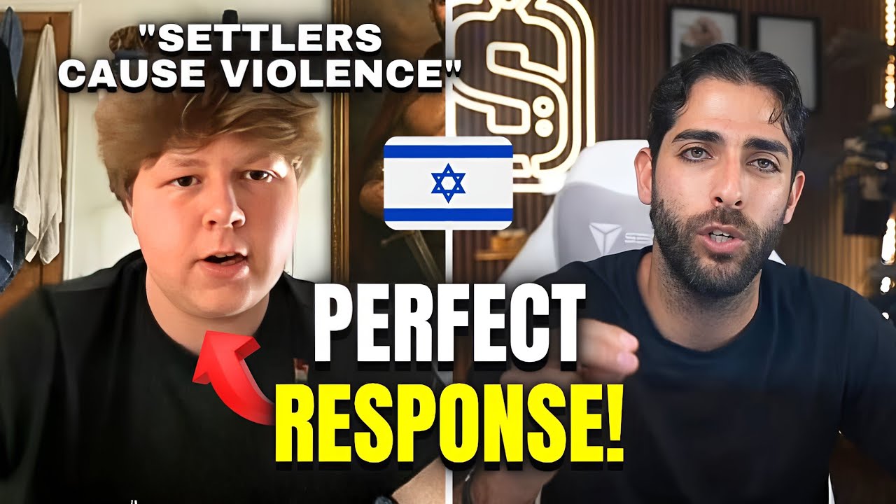 Man Confronts Me About Israeli Settlers, Watch My Brilliant Response! cover art