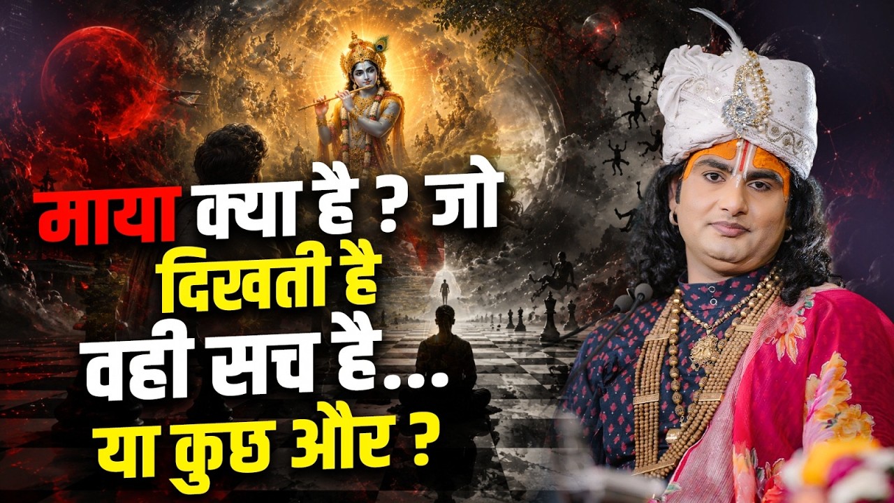 माया क्या है? जो दिखती है वही सच है... या कुछ और? | Aniruddhacharya Ji cover art
