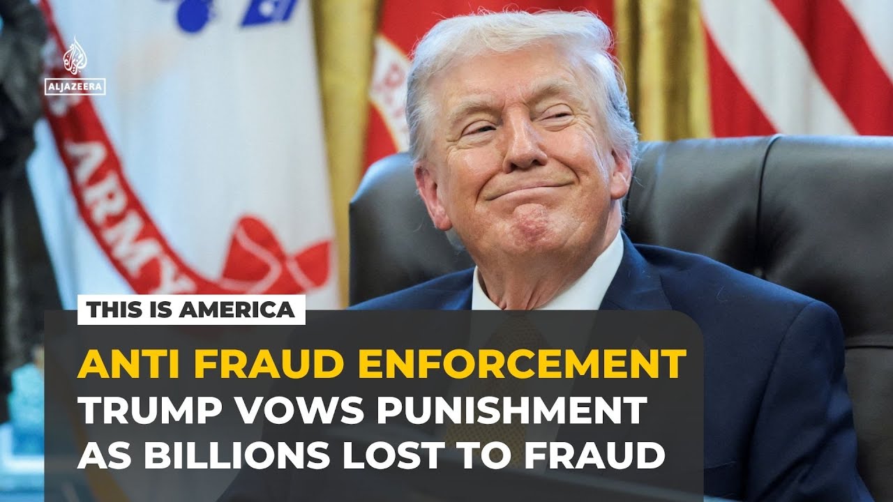 US fraud crackdown: Trump vows punishment as billions lost to fraud | This is America cover art