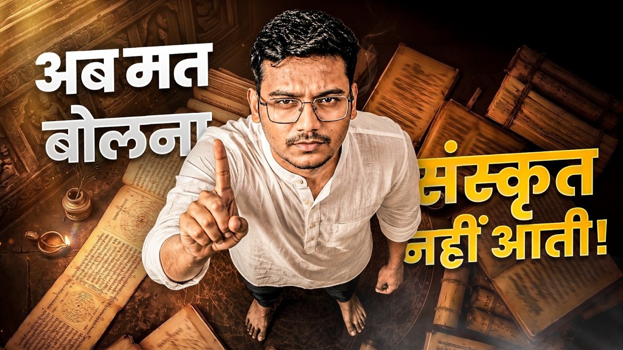 Speak Sanskrit in 15 Minutes Without Grammar! (Secret Tricks!) | Hyper Quest cover art