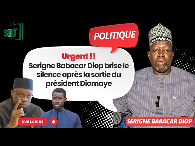 🔴Serigne Babacar Diop brise le silence après la sortie du président Diomaye cover art