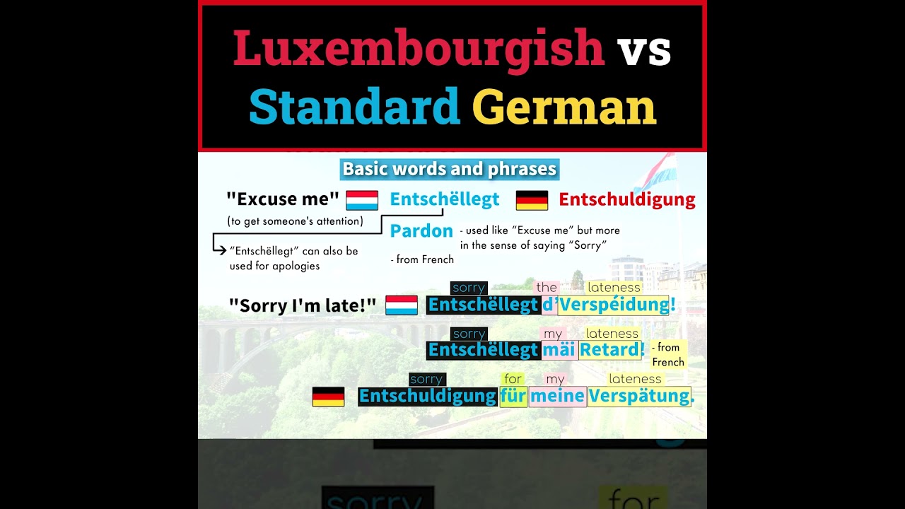Comparing Luxembourgish and Hochdeutsch (Standard German) cover art