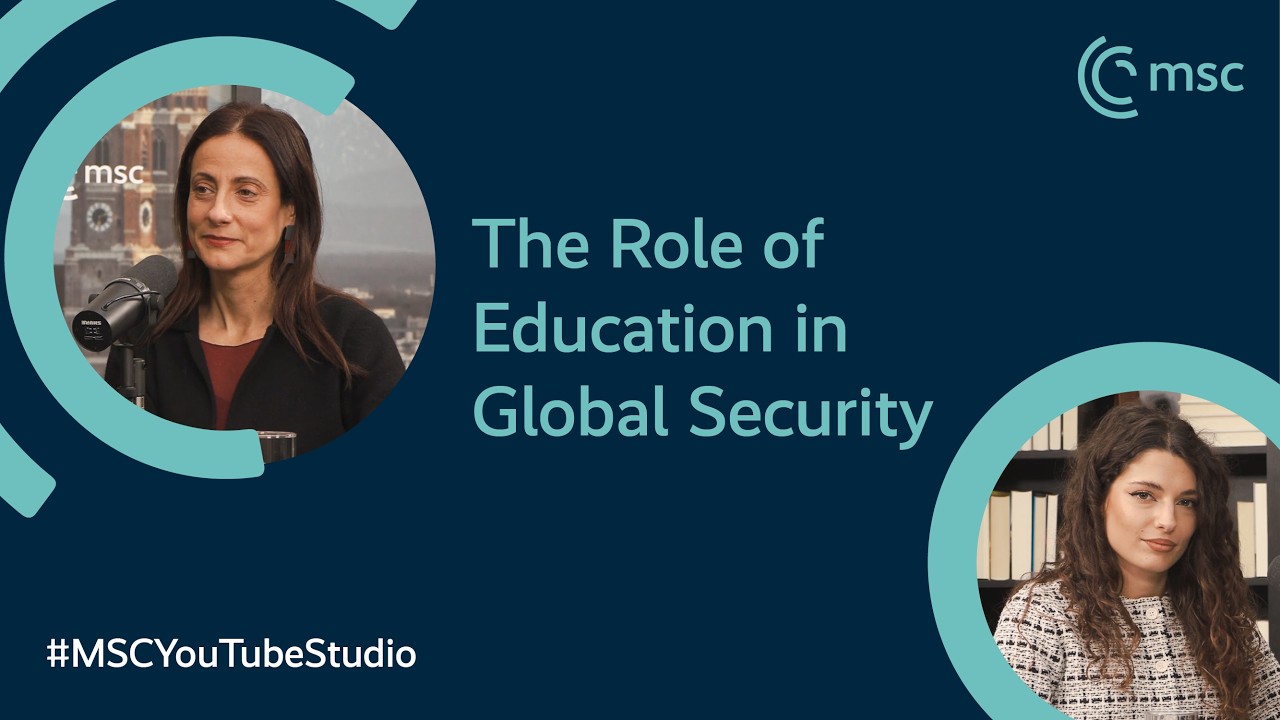 Nathalie Tocci on Rethinking Education, Critical Thinking & Youth | MSC YouTube Studio 2026 cover art
