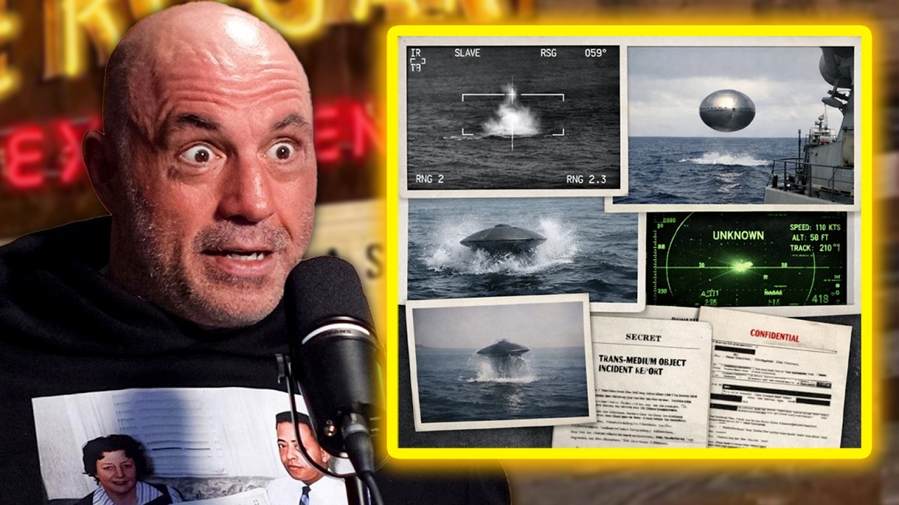 Joe Rogan Amazed by US Military Evidence of Transmedium UFOs cover art