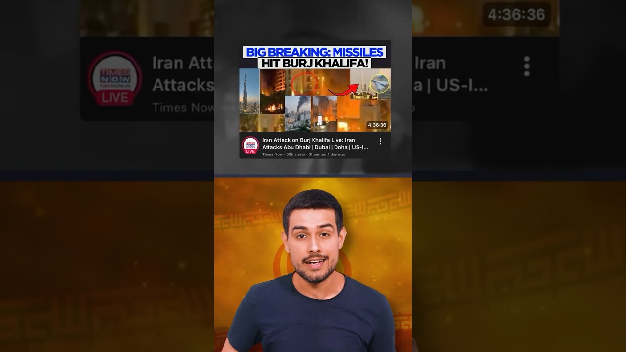 Burj Khalifa has been Destroyed.... by Indian Media #IranWar cover art
