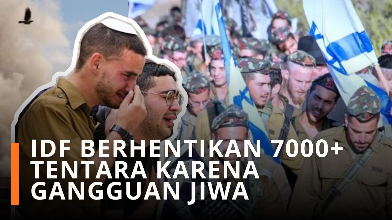 IDF TAHAN DATA JUMLAH TENTARA YANG DIBERHENTIKAN KARENA GANGGUAN KEJIWAAN cover art