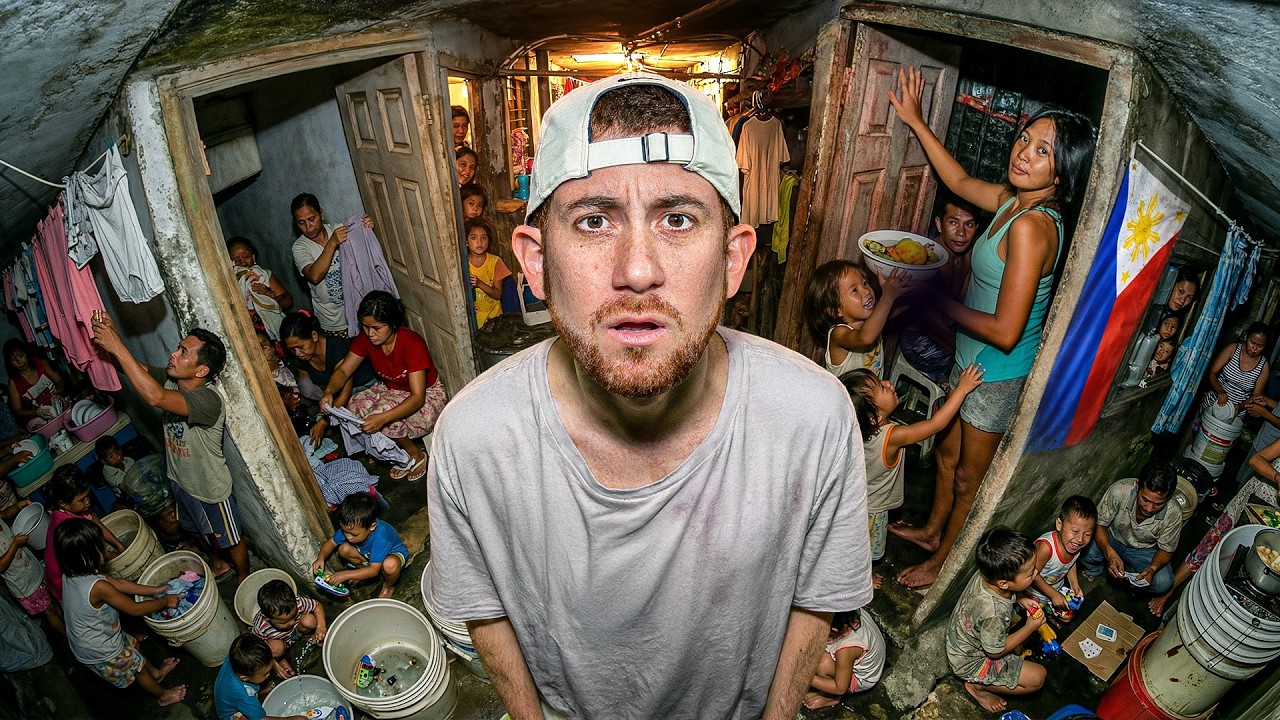 I Found A Tunnel Where 100 Families Live (Philippines) cover art
