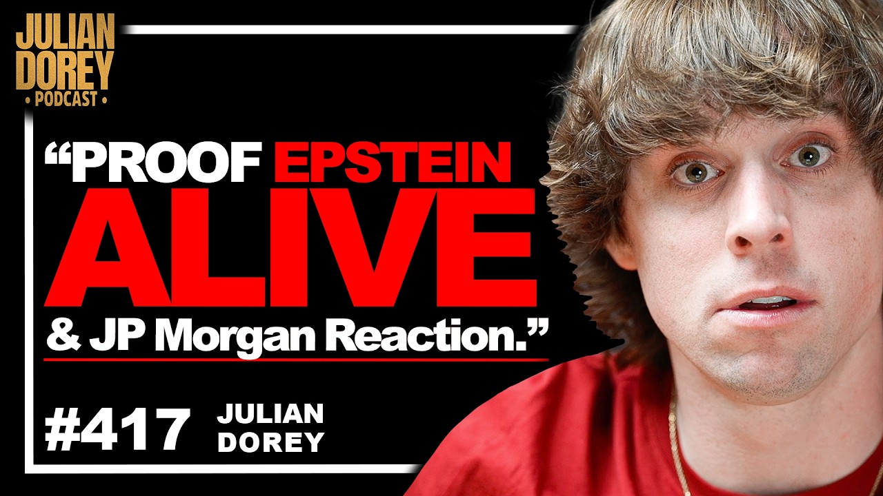 New Evidence Epstein ESCAPED & JP Morgan Bombshell REACTION | Julian Dorey • 417 cover art