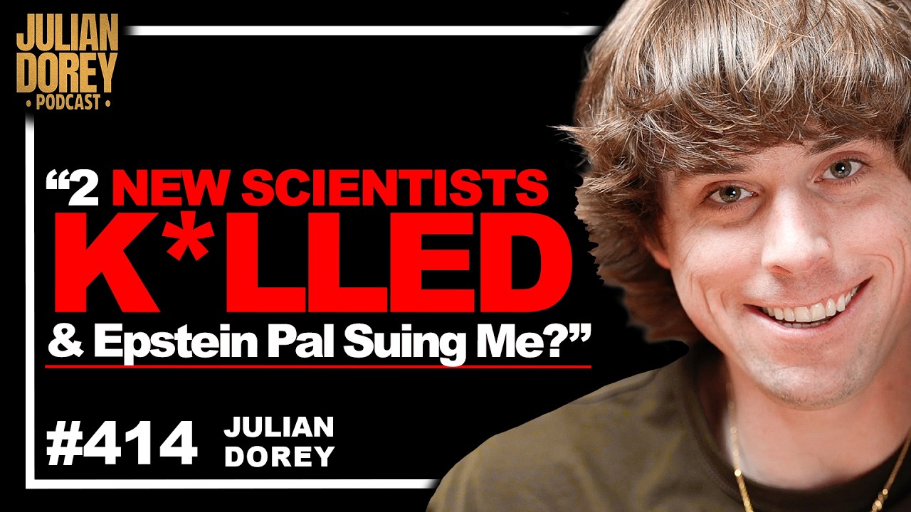 Epstein Buddy THREAT, Missing Scientists NEW Claims & David Wilcock | Julian Dorey • 414 cover art