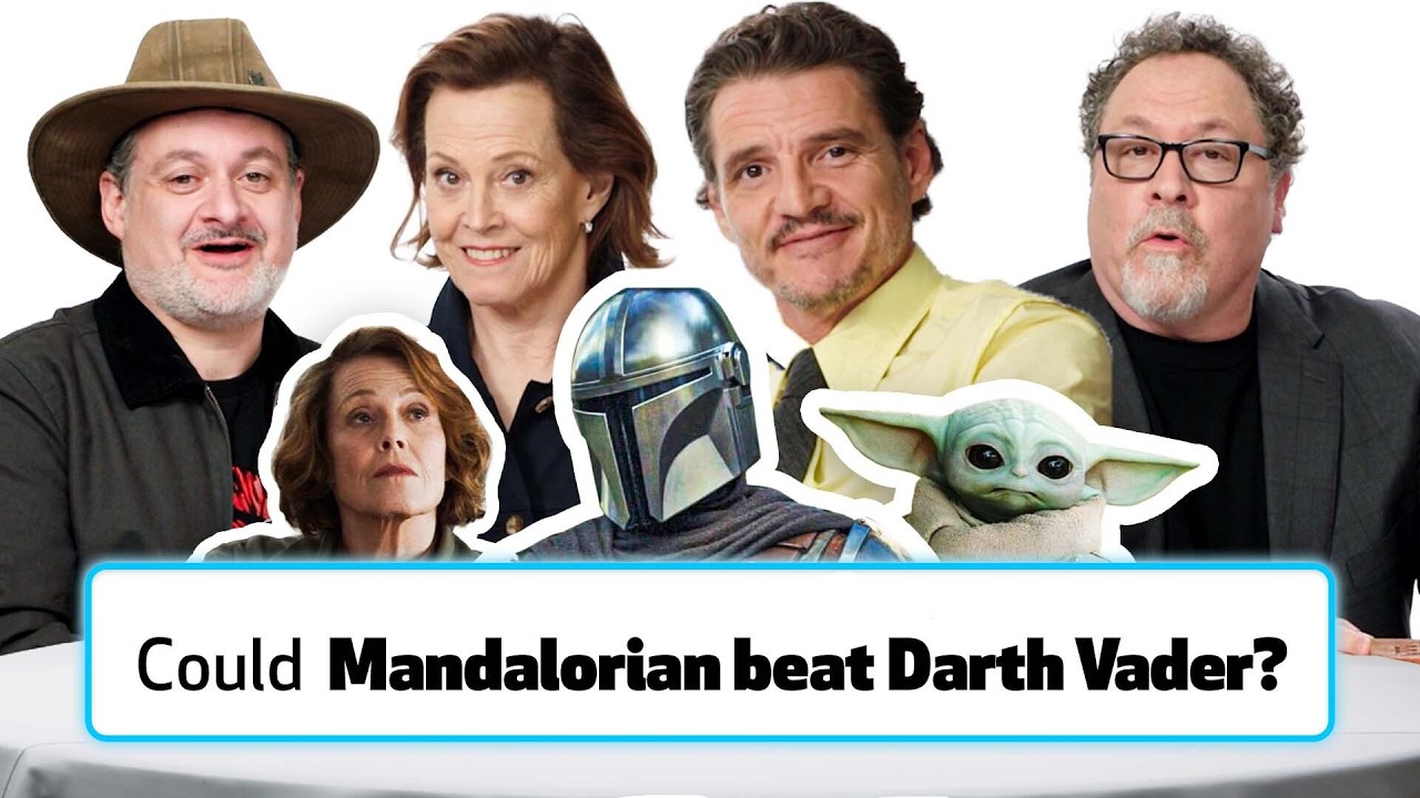 'Mandalorian and Grogu' Cast Answer The 50 Most Searched Star Wars & Mandalorian Questions cover art