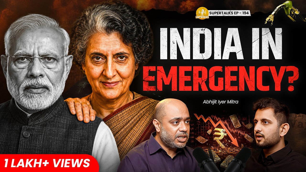 India's Economic Crisis 2026: Petrol, Gold, Rupee Falling & PM Modi | Abhijit Iyer Mitra | ST-194 cover art