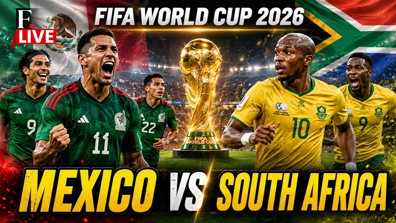 🔴FIFA 2026 LIVE: Fans Gear Up for Epic Clash, Mexico vs South Africa cover art