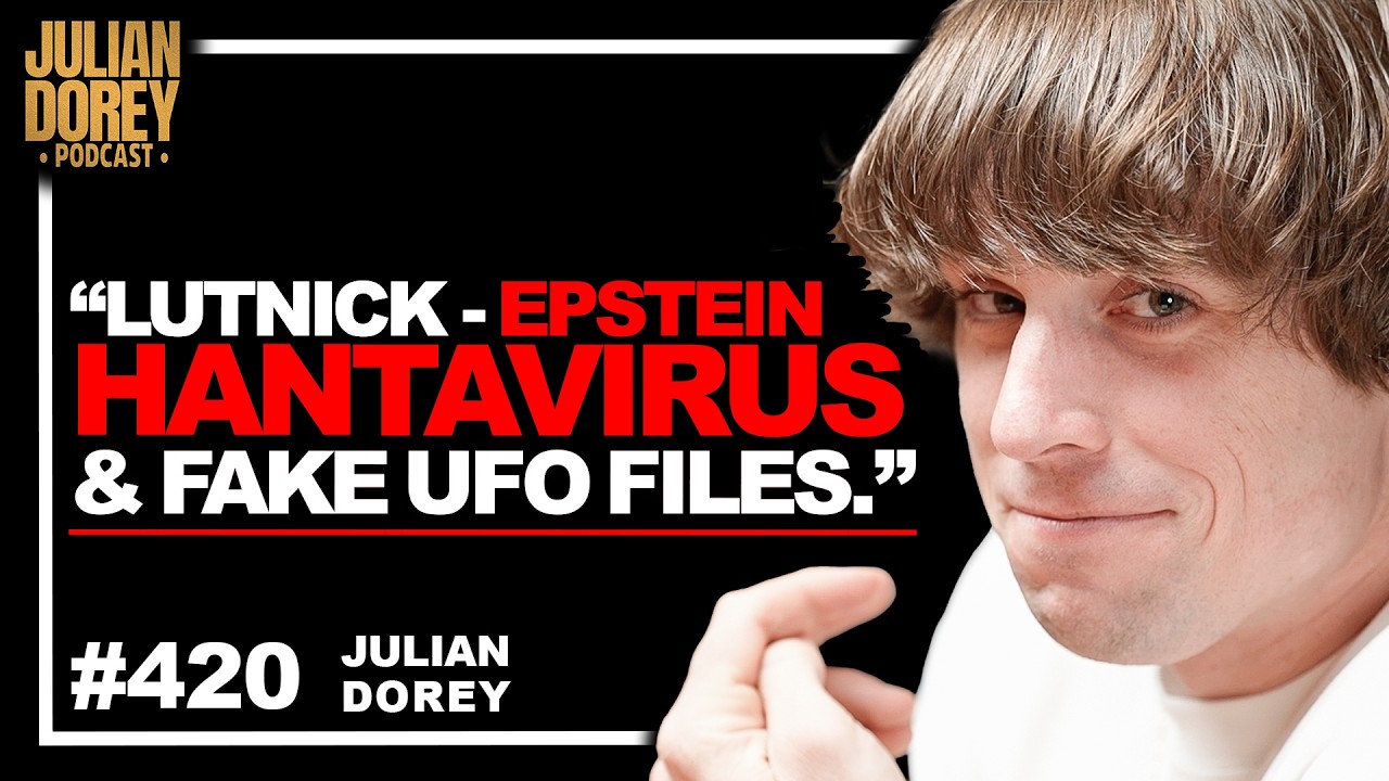 New Epstein Hunting Ground, Shiny ALIENS & Hantavirus | Julian Dorey • 420 cover art