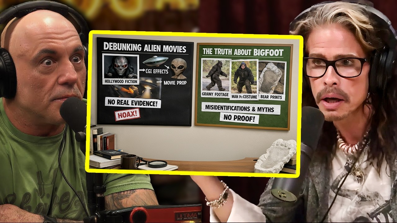 Joe Rogan Debunks Alien Movies and the Truth About Bigfoot cover art