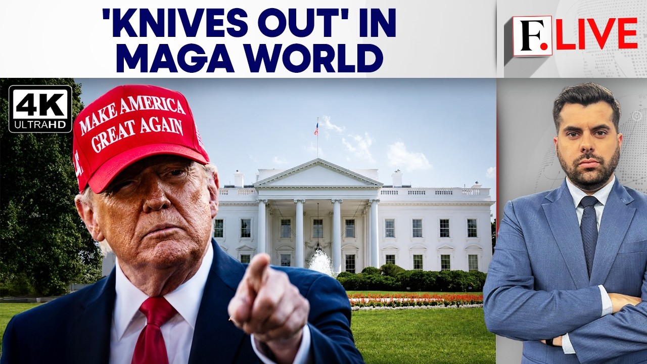 MAGA in Turmoil? Trump Reportedly Furious After White House Leak | Firstpost Live | 4K cover art