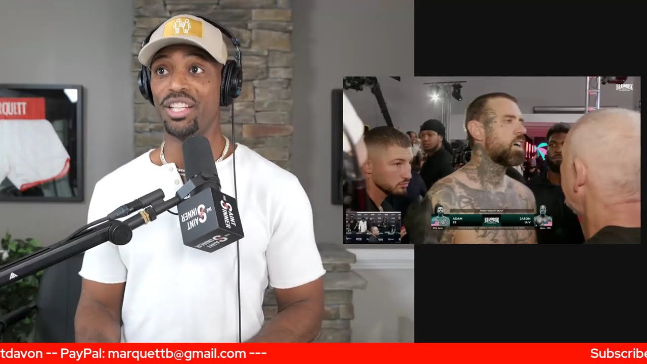REACTION Adam22 KO By Jason Luv - Boxing Match