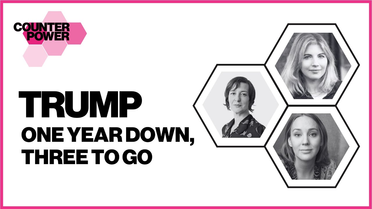 Trump: One year down, three to go cover art